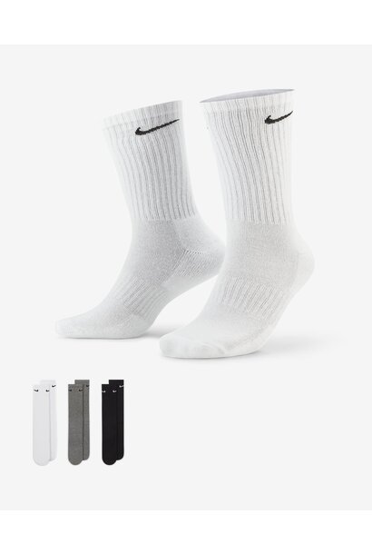 Nike Socks Everyday Cushioned Zwart / Grijs / Wit