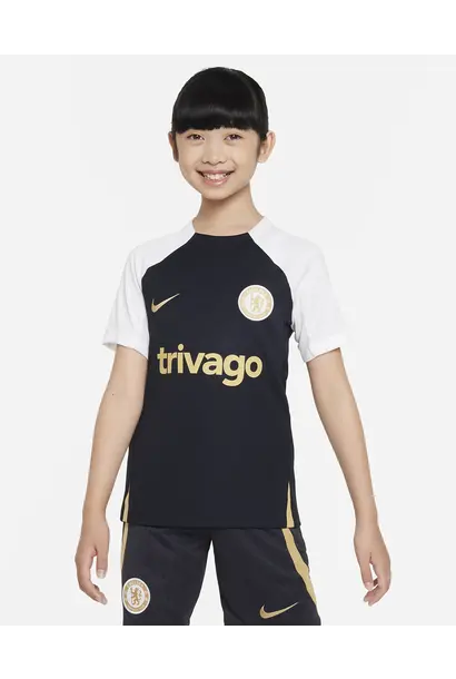 Nike Shirt Training Chelsea FC 2023/24 Zwart Kinderen