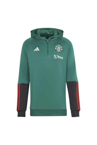 Adidas Hoodie Manchester United 2023/24 Groen Heren