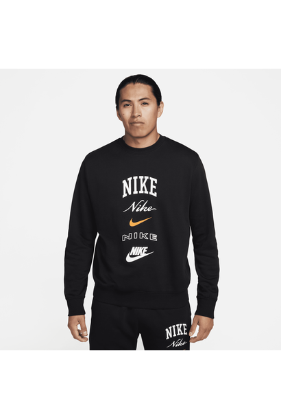 Nike Sweater Club Fleece  Zwart Heren