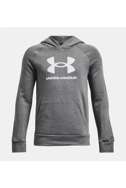 Under Armour Hoodie Rival Fleece Grijs Kinderen