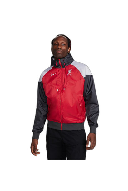 Nike Windbreaker Liverpool 2023/24 Grijs / Rood Heren