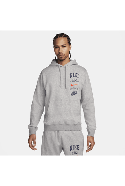 Nike Hoodie Club Fleece Grijs Heren