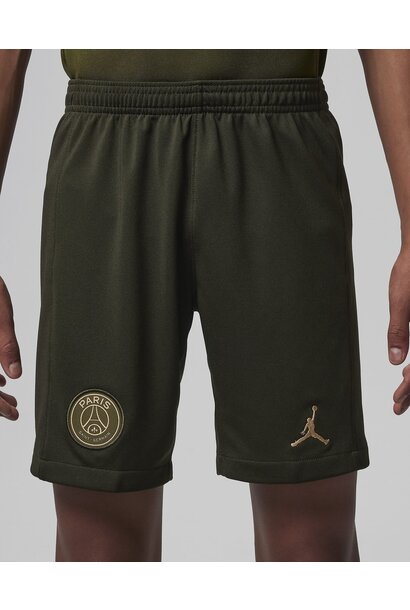 Nike Short Training Paris Saint-Germain 4e Jordan 2023/24 Groen Kinderen