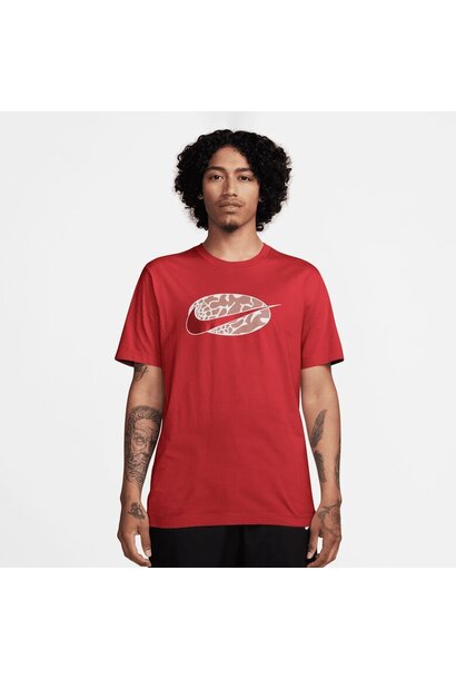 Nike T-Shirt Sportswear Swoosh Rood Heren