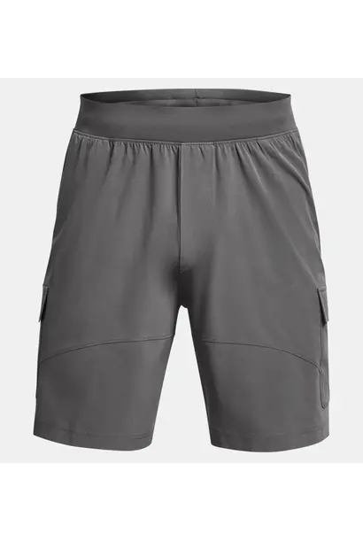 Under Armour Short Cargo Woven Grijs Heren