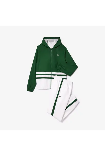 Lacoste Trainingspak Groen / Wit Heren