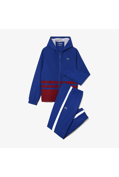 Lacoste Trainingspak Blauw / Rood Heren