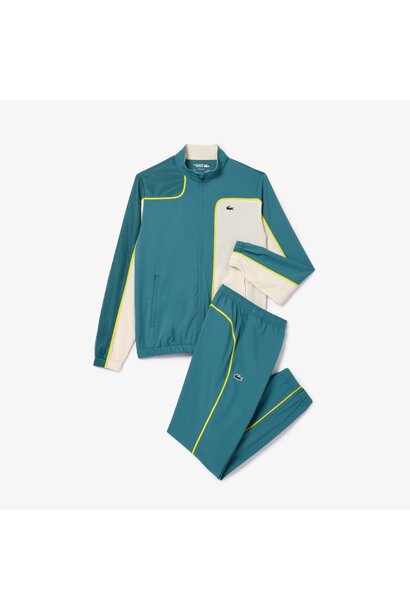 Lacoste Trainingspak Blauw / Crème Heren