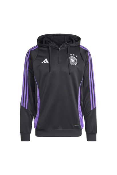 Adidas Hoodie Training Duitsland 2024 Zwart / Paars Heren