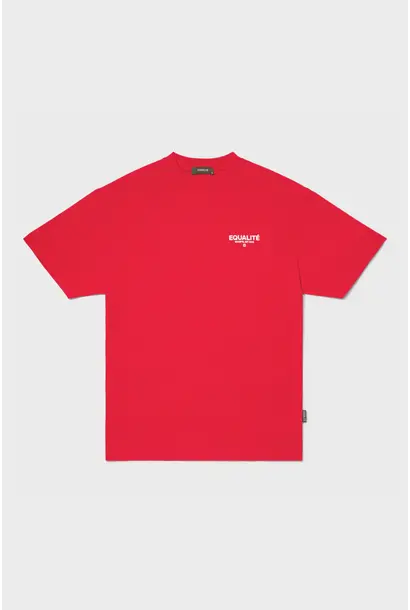 Equalité T-Shirt Societé Oversized Rood