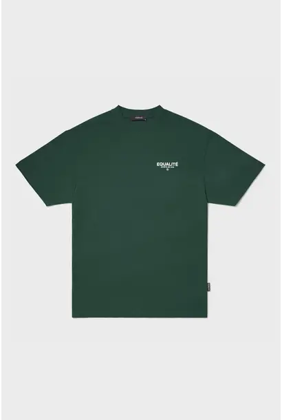 Equalité T-Shirt Societé Oversized Donker Groen