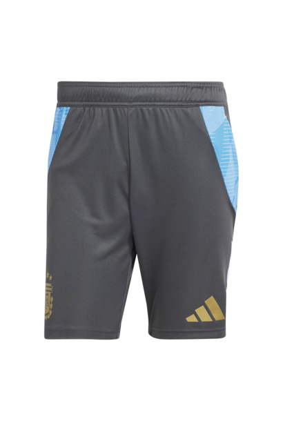 Adidas Short Training Argentinië Copa América 2024 Grijs Heren