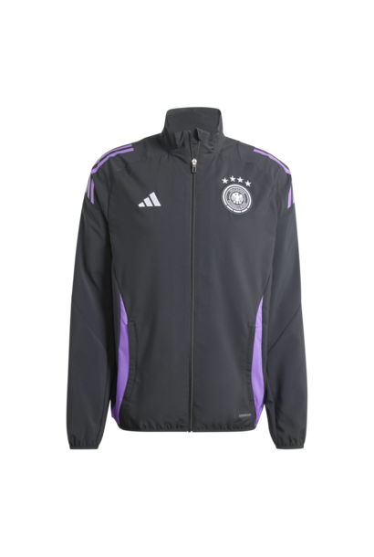 Adidas Jacket Presentatie Duitsland EK 2024 Zwart / Paars Heren