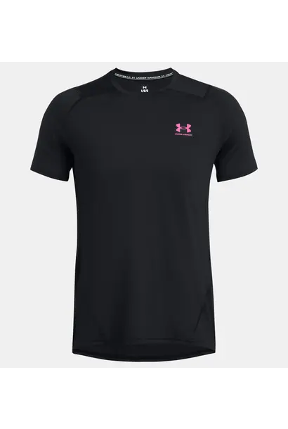 Under Armour Shirt Heatgear Graphic Zwart / Roze Heren