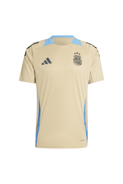 Adidas Shirt Training Argentinië Copa América 2024 Beige Heren