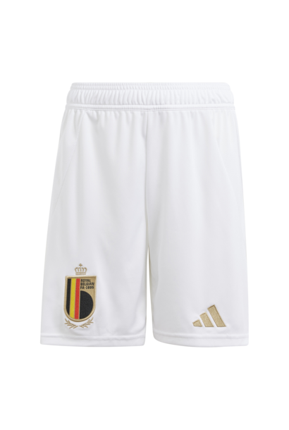 Adidas Short België Uit 2024 Wit Kinderen