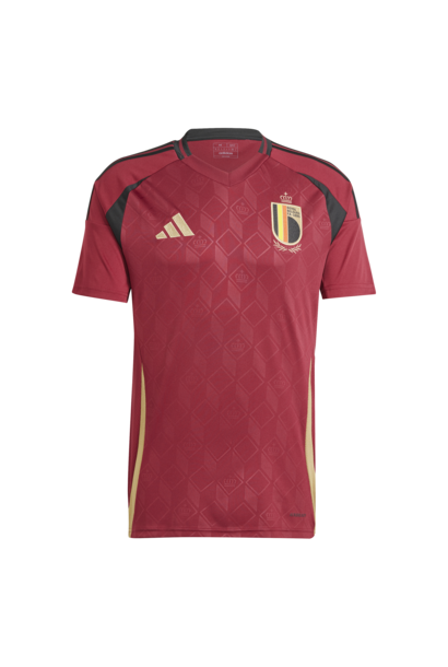 Adidas Shirt België Thuis 2024 Bordeaux Heren