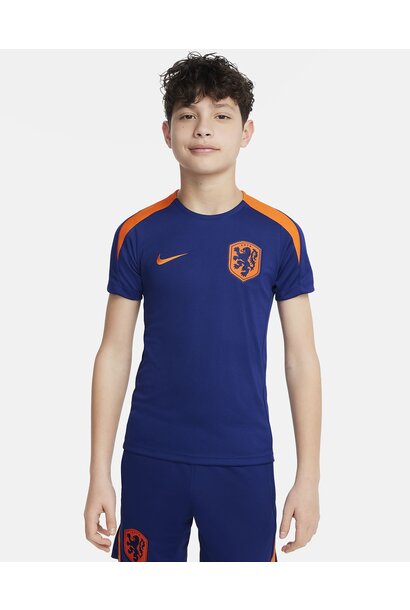 Nike Shirt Training Nederland 2024 Blauw Kinderen