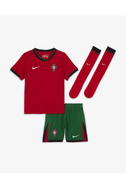 Nike Tenue Portugal 2024 Rood / Groen Kinderen