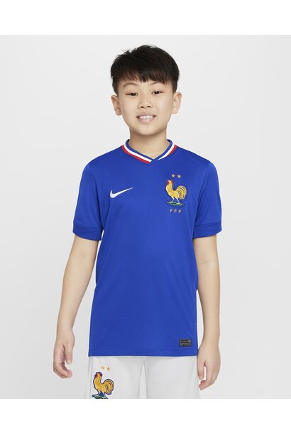 Nike Shirt Frankrijk Thuis 2024 Blauw Kinderen