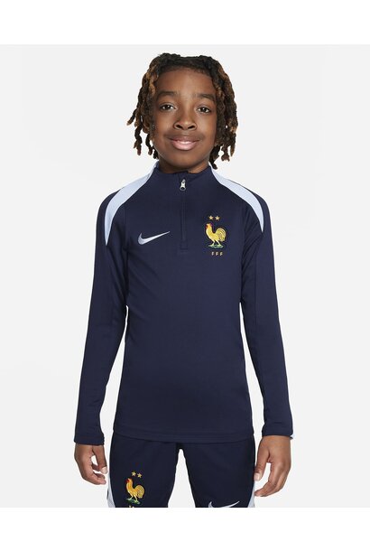 Nike Trainingstop Frankrijk 2024 Donker Blauw Kinderen
