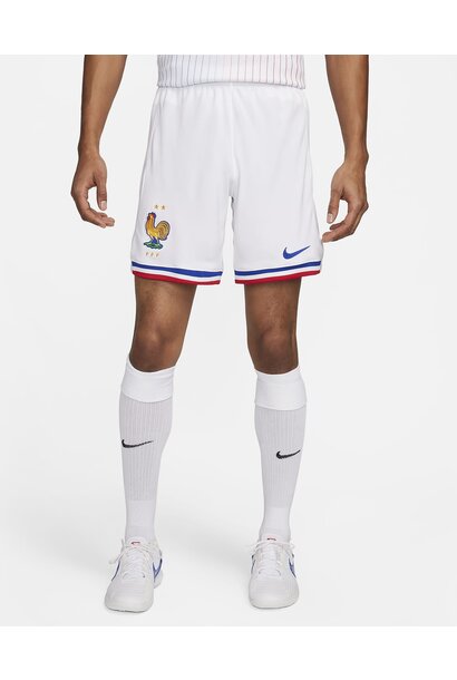 Nike Short Frankrijk Thuis 2024 Wit Heren