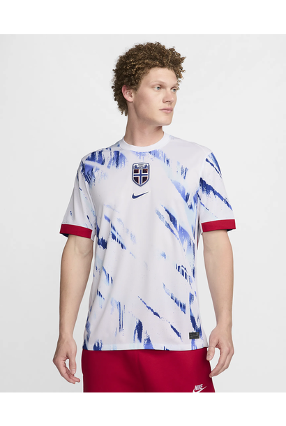 Nike Shirt Noorwegen Uit 2024 Wit Heren
