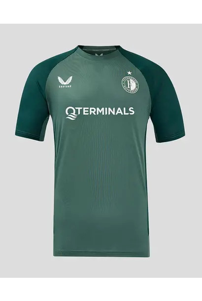 Castore Shirt Training Feyenoord Players 2024/25 Groen Kinderen