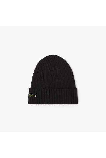 Lacoste Beanie Knitted Donker Grijs Heren
