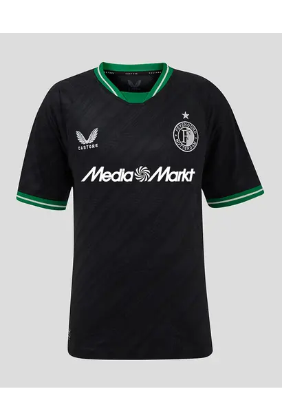 Castore Shirt Feyenoord Uit 2024/25 Zwart / Groen Kinderen