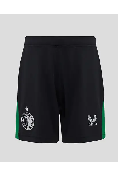 Castore Short Feyenoord Uit 2024/25 Zwart/Groen Kinderen