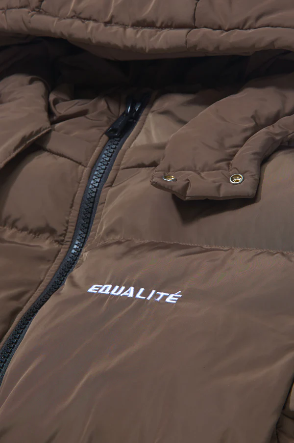 Equalité Jacket Essential Puffer Taupe-5
