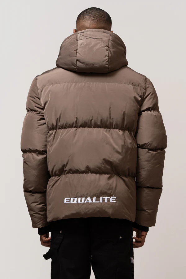Equalité Jacket Essential Puffer Taupe-4