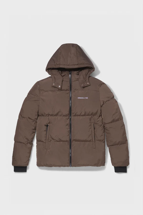 Equalité Jacket Essential Puffer Taupe-1