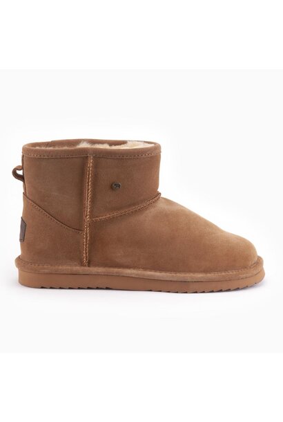 Warmbat Boot Wallaby Suede Cognac Dames