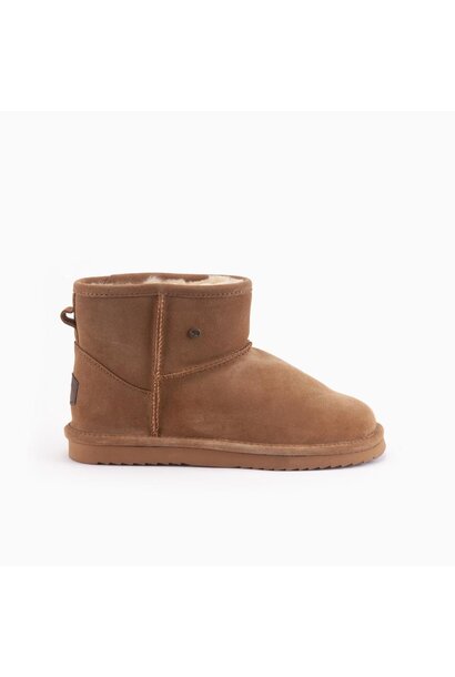 Warmbat Boot Wallaby Suede Cognac Kinderen