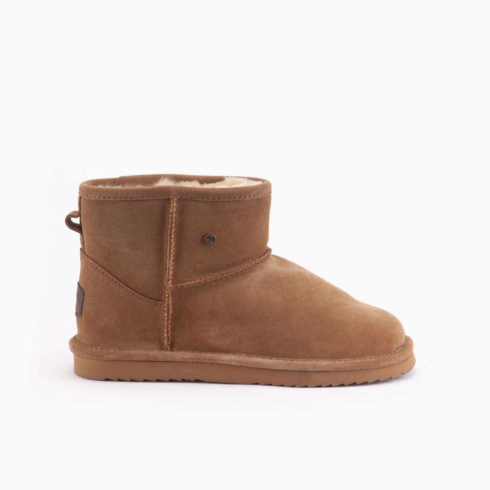 Warmbat Boot Wallaby Suede Cognac Kinderen-1