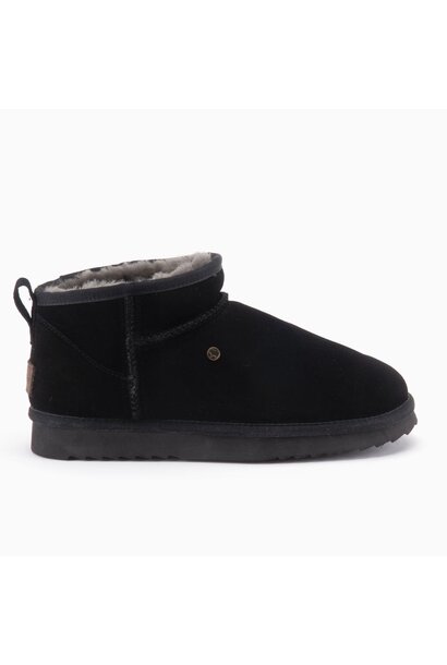 Warmbat Boot Durack Suede Zwart Heren