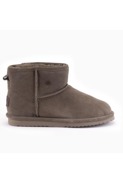 Warmbat Boot Wallaby Suede Bruin Dames