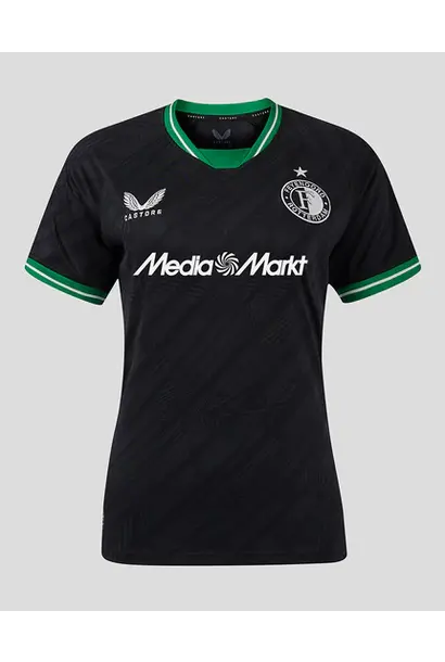 Castore Shirt Feyenoord Uit Zwart / Groen Dames