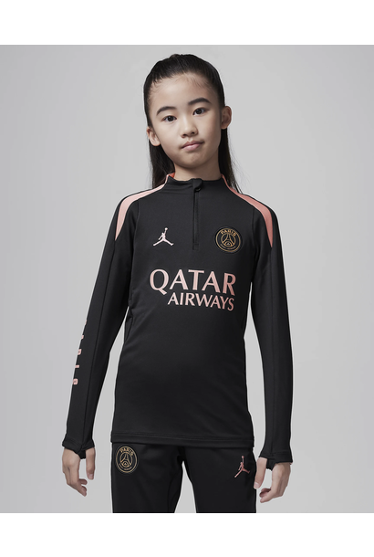Nike Trainingstop Paris Saint-Germain 3e 2024/25 Zwart Kinderen