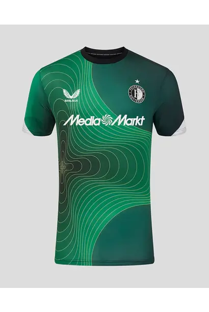 Castore Shirt Matchday Feyenoord x Banlieue 2024/25 Zwart / Groen Heren