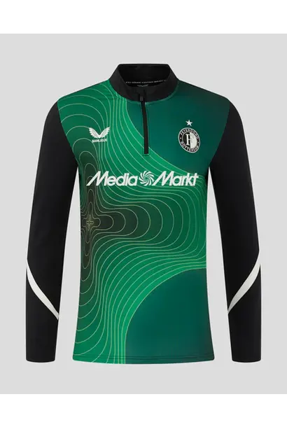 Castore Trainingstop Matchday Feyenoord x Banlieue 2024/25 Zwart / Groen Heren