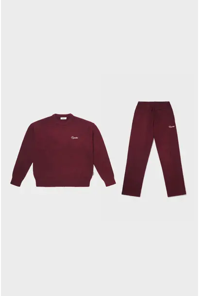 Equalité Set Fluffy Knit Bordeaux