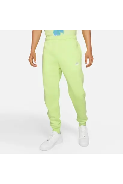 Nike Pant Club Fleece Lime Groen Heren