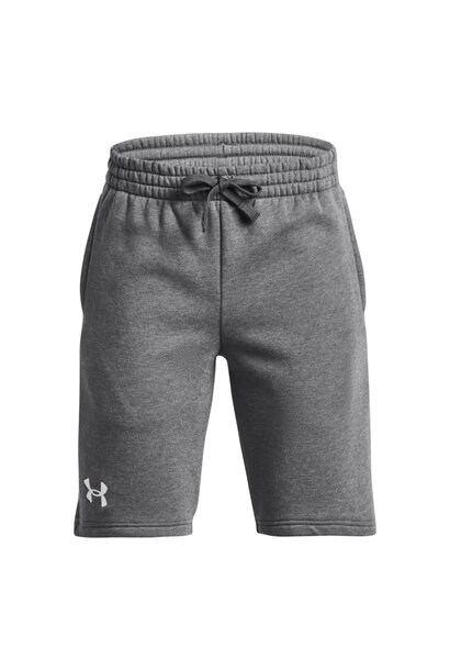 Under Armour Short Rival Fleece Grijs Kinderen