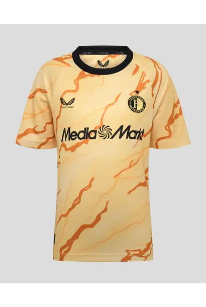 Castore Shirt Feyenoord 4e Geel Kinderen