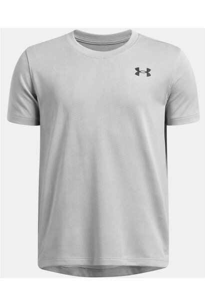 Under Armour Shirt Tech Vent Jacquard Licht Grijs Kinderen