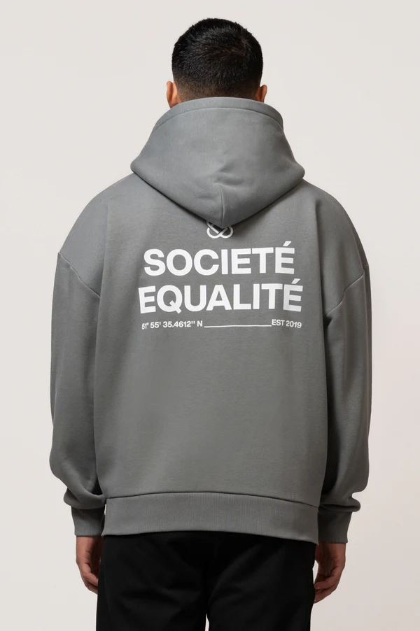 Equalité Jacket Societé Oversized Grijs-5